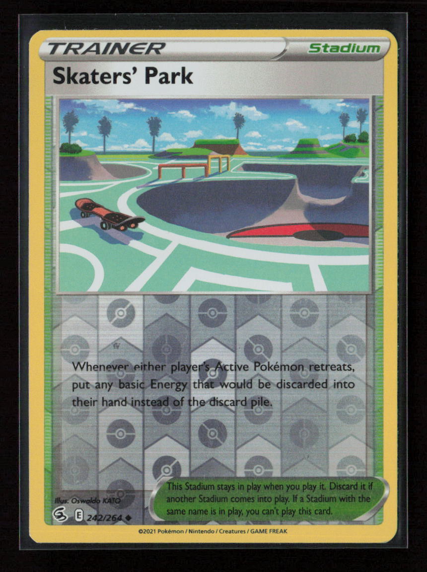 Skaters' Park Uncommon SWSH08: Fusion Strike 242/264 NM