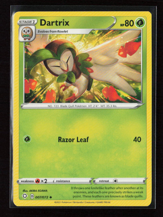 Dartrix Uncommon Shining Fates 007/072 LP