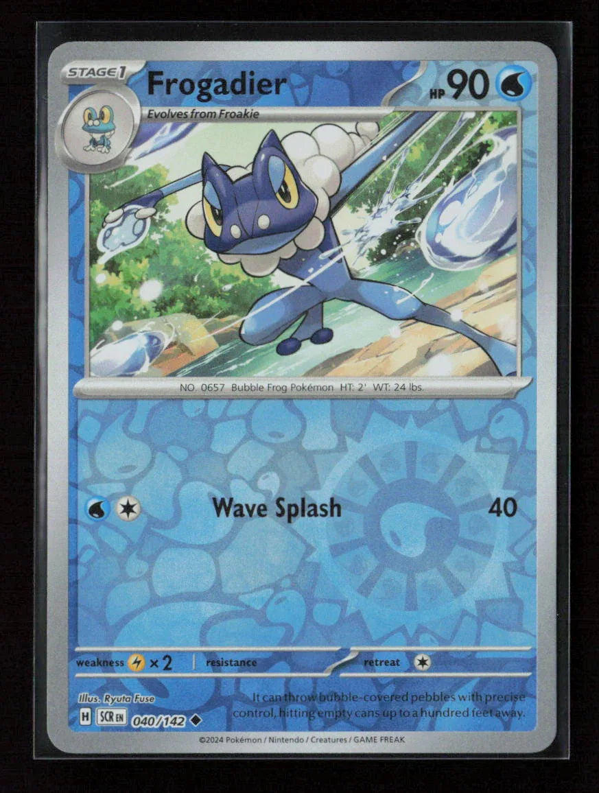 Frogadier Uncommon SV07: Stellar Crown 040/142 NM - Kang's Collectibles