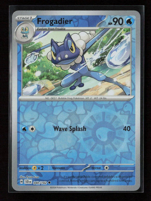 Frogadier Uncommon SV07: Stellar Crown 040/142 NM - Kang's Collectibles