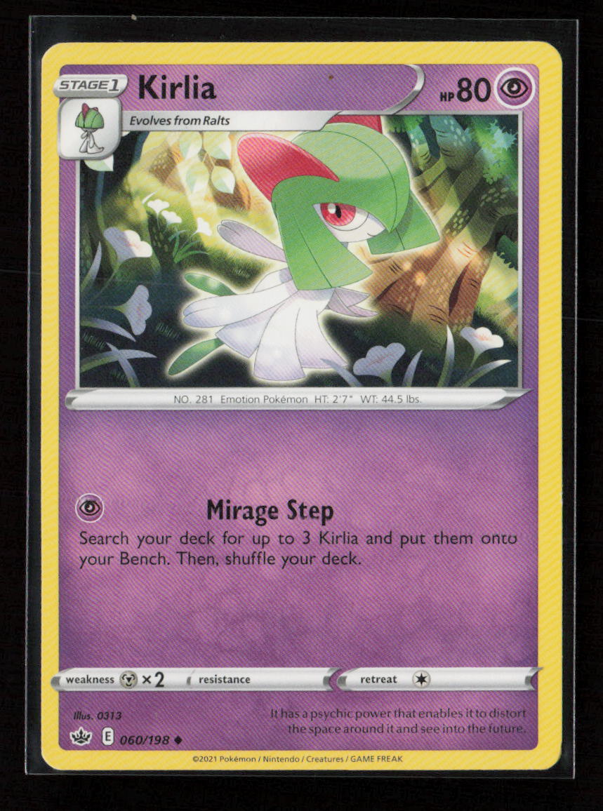 Kirlia Uncommon SWSH06: Chilling Reign 060/198 NM
