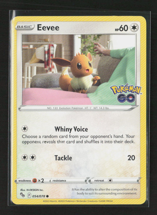 Eevee Common Pokemon GO 054/078 LP