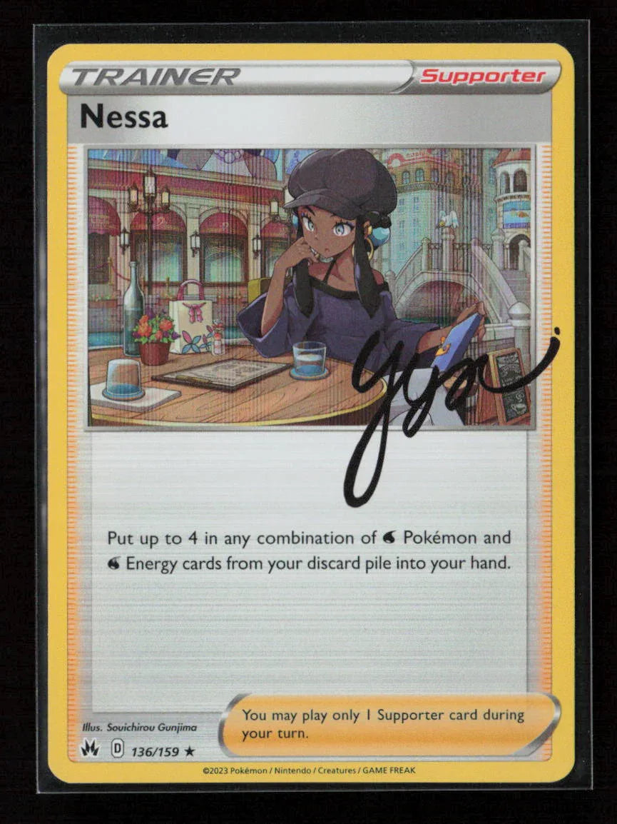 Nessa Holo Rare Crown Zenith 136/159 NM - Kang's Collectibles