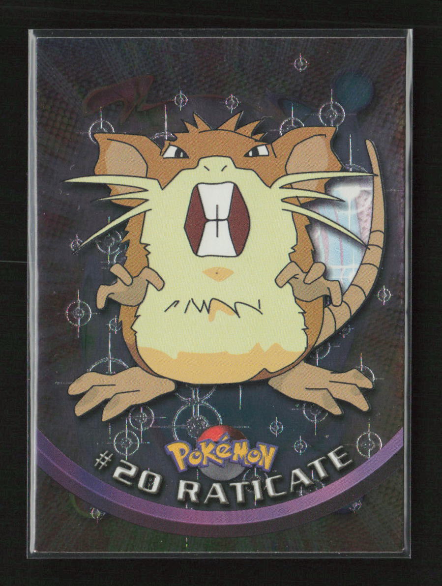 Raticate Pokemon 1999 Topps TV 20 NM