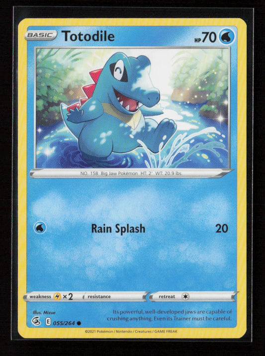 Totodile Common SWSH08: Fusion Strike 055/264 LP