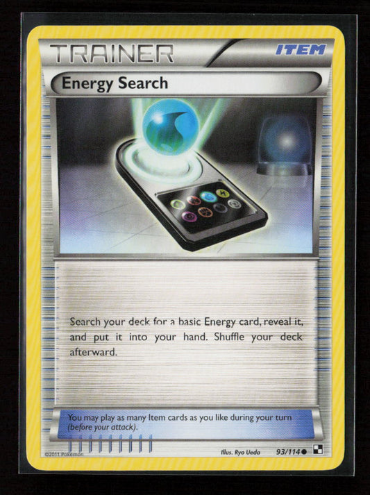 Energy Search Common Black and White 93/114 NM