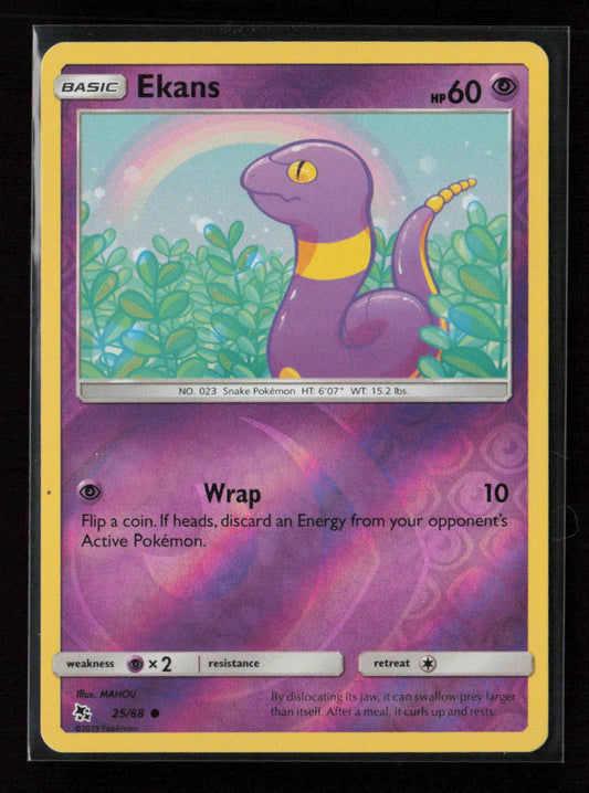 Ekans (25) Common Hidden Fates 25/68 LP