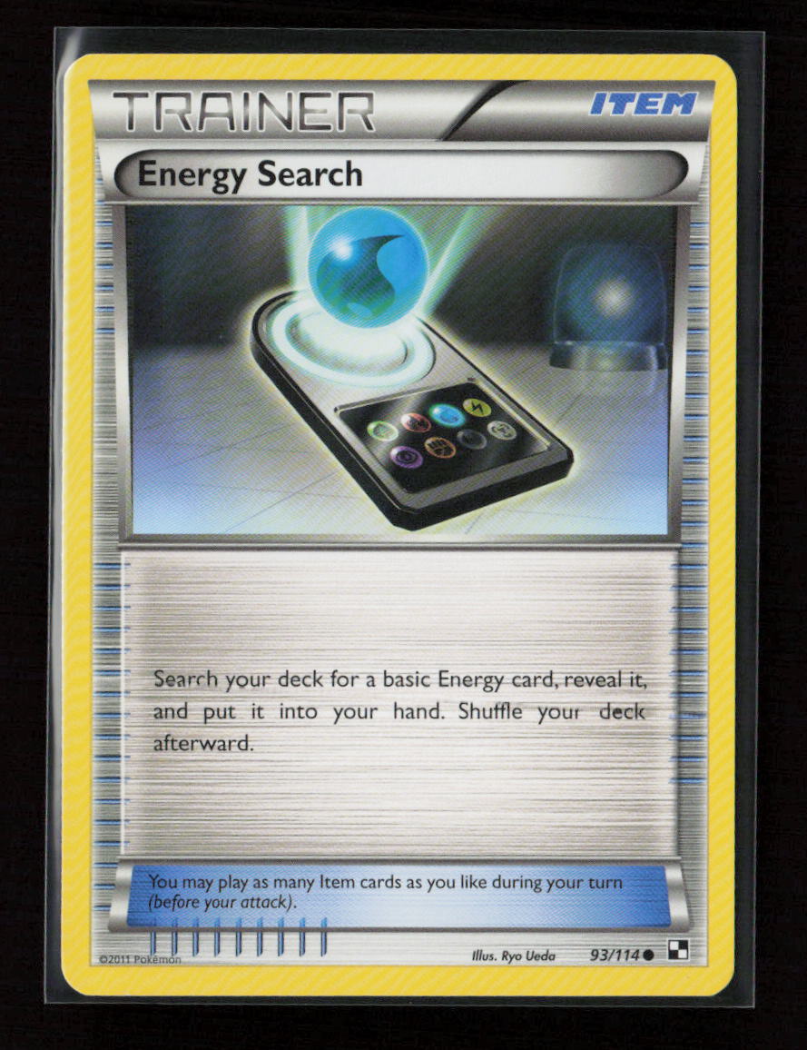 Energy Search Common Black and White 93/114 NM