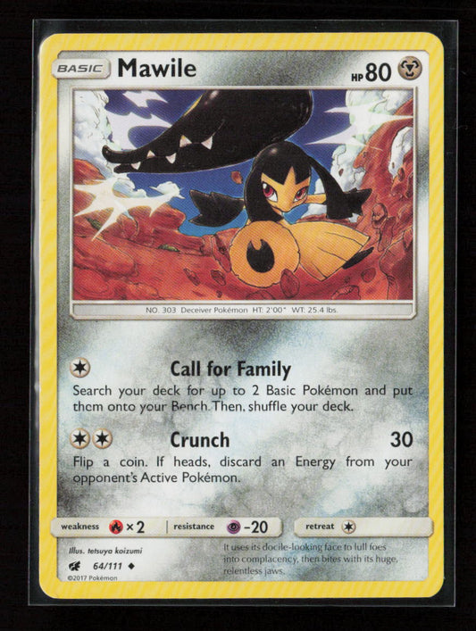 Mawile Uncommon SM - Crimson Invasion 64/111 LP