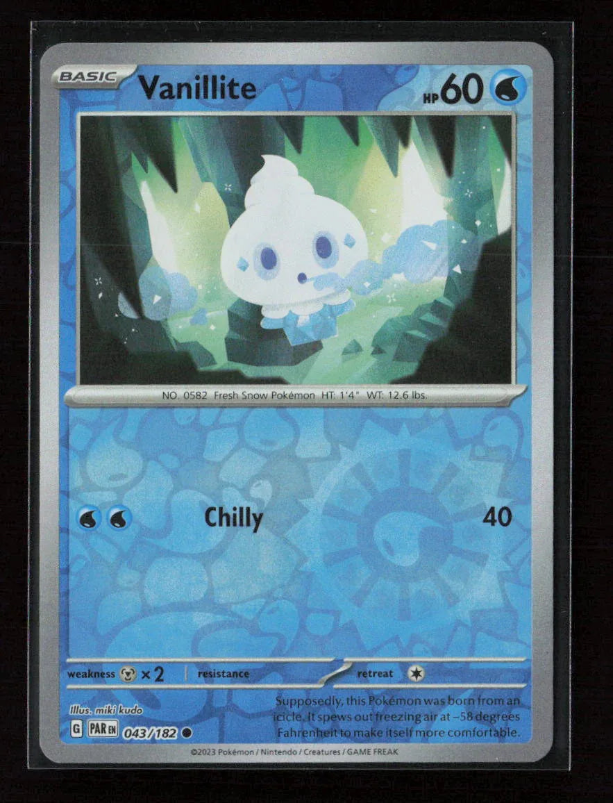 Vanillite Common SV04: Paradox Rift 043/182 NM