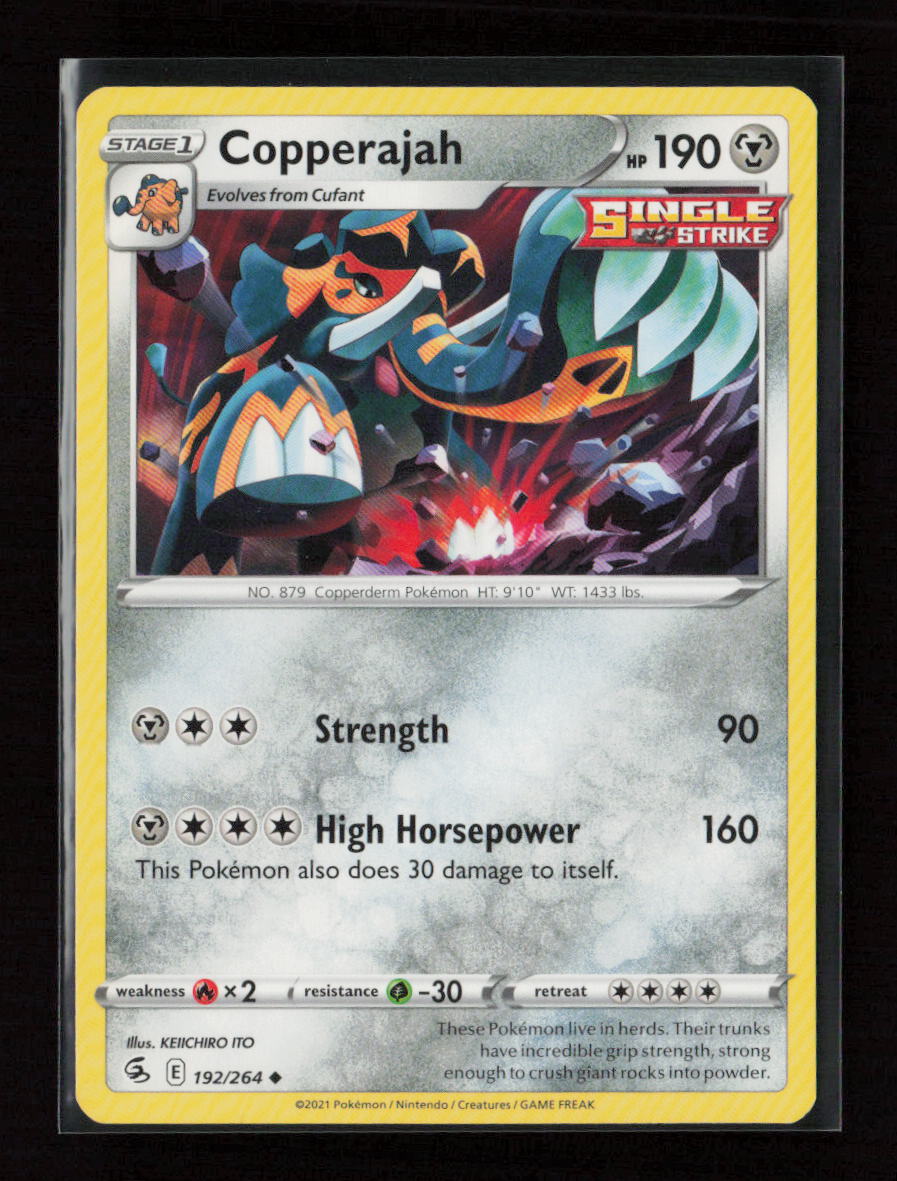 Copperajah Uncommon SWSH08: Fusion Strike 192/264 LP