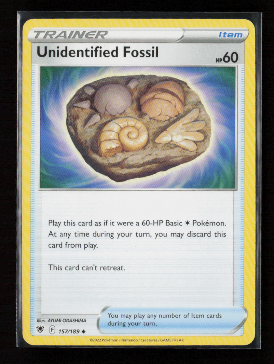 Unidentified Fossil Uncommon SWSH10: Astral Radiance 157/189 LP