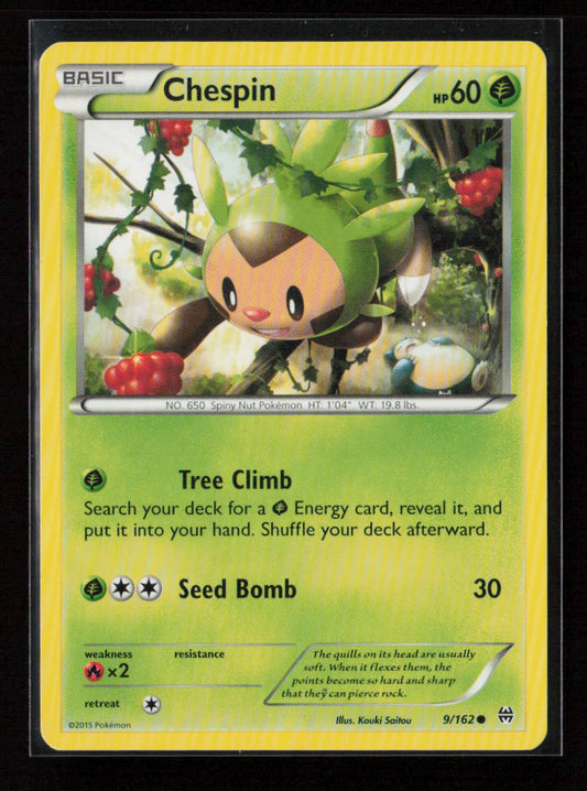 Chespin (9) Common XY - BREAKthrough 9/162 MP