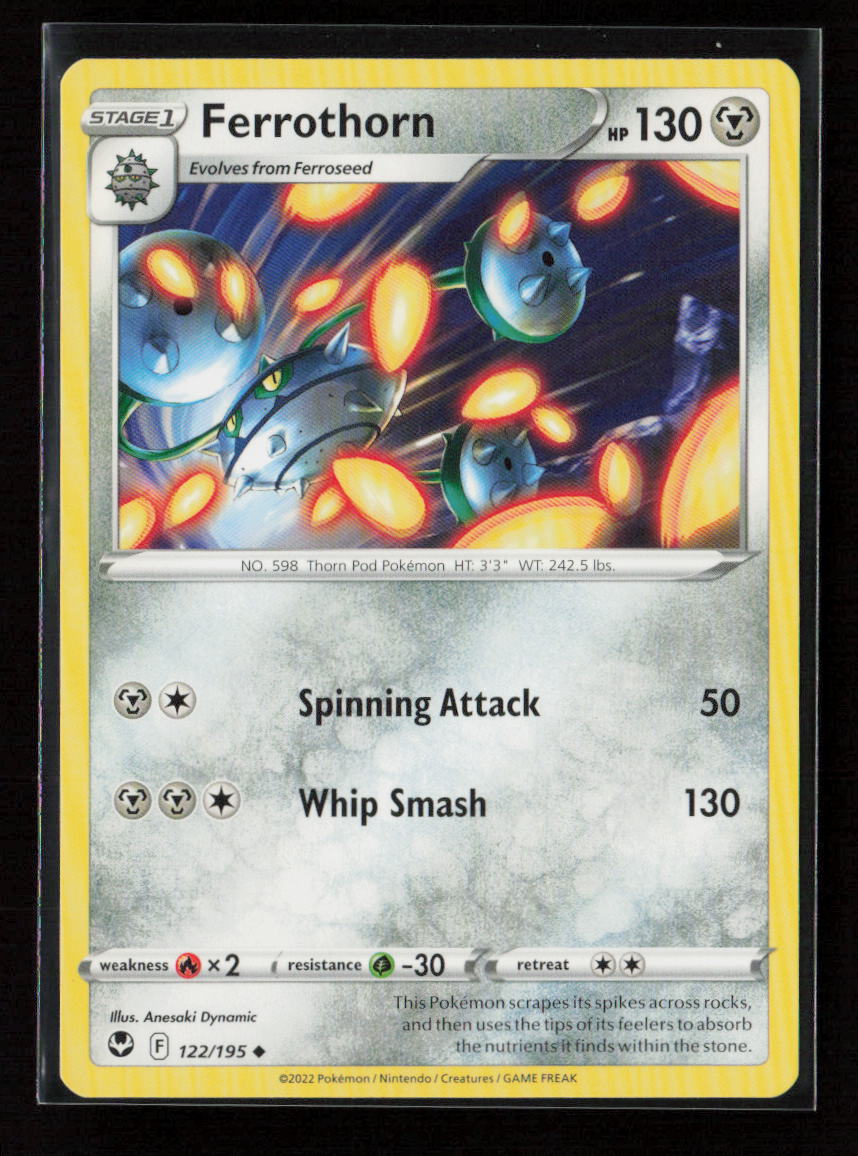 Ferrothorn Uncommon SWSH12: Silver Tempest 122/195 LP