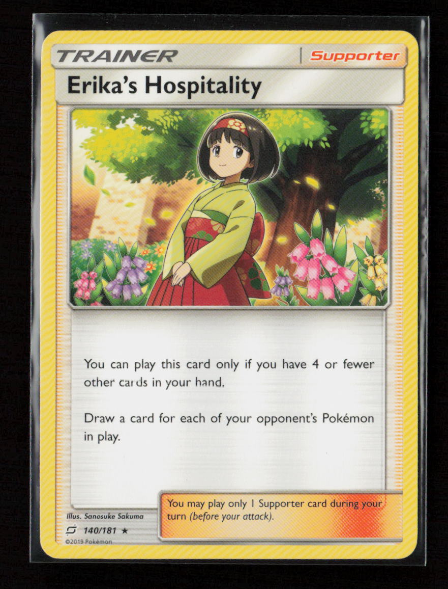 Erika's Hospitality Holo Rare SM - Team Up 140/181 LP