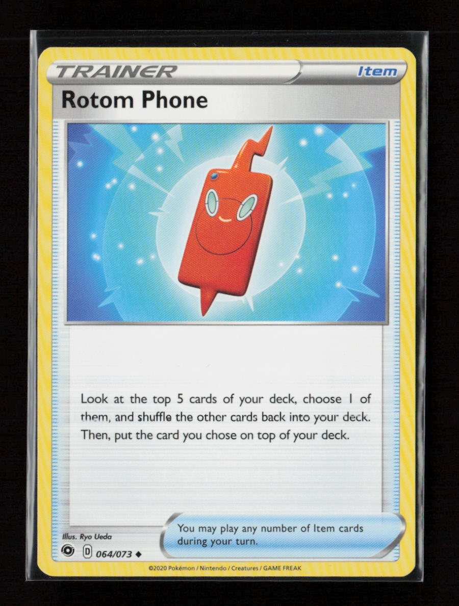 Rotom Phone Uncommon Champion's Path 64/73 LP