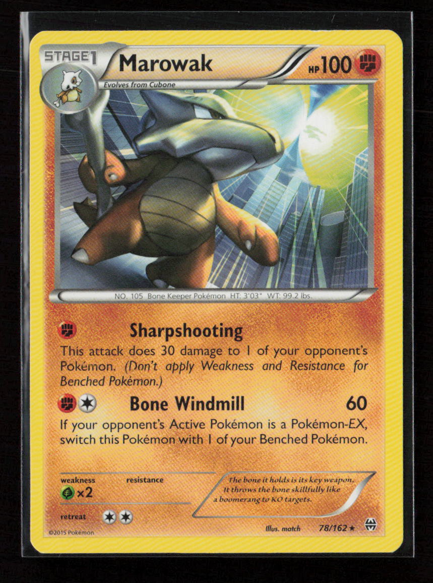 Marowak Rare XY - BREAKthrough 78/162 LP