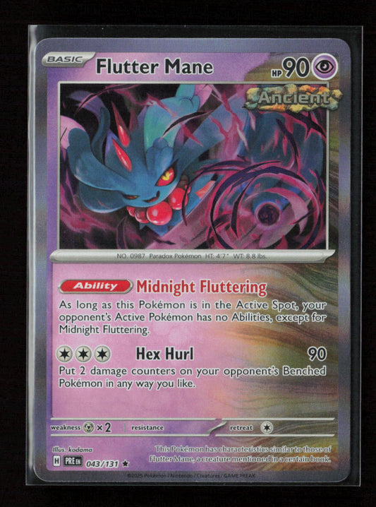 Flutter Mane Rare SV: Prismatic Evolutions 043/131 NM