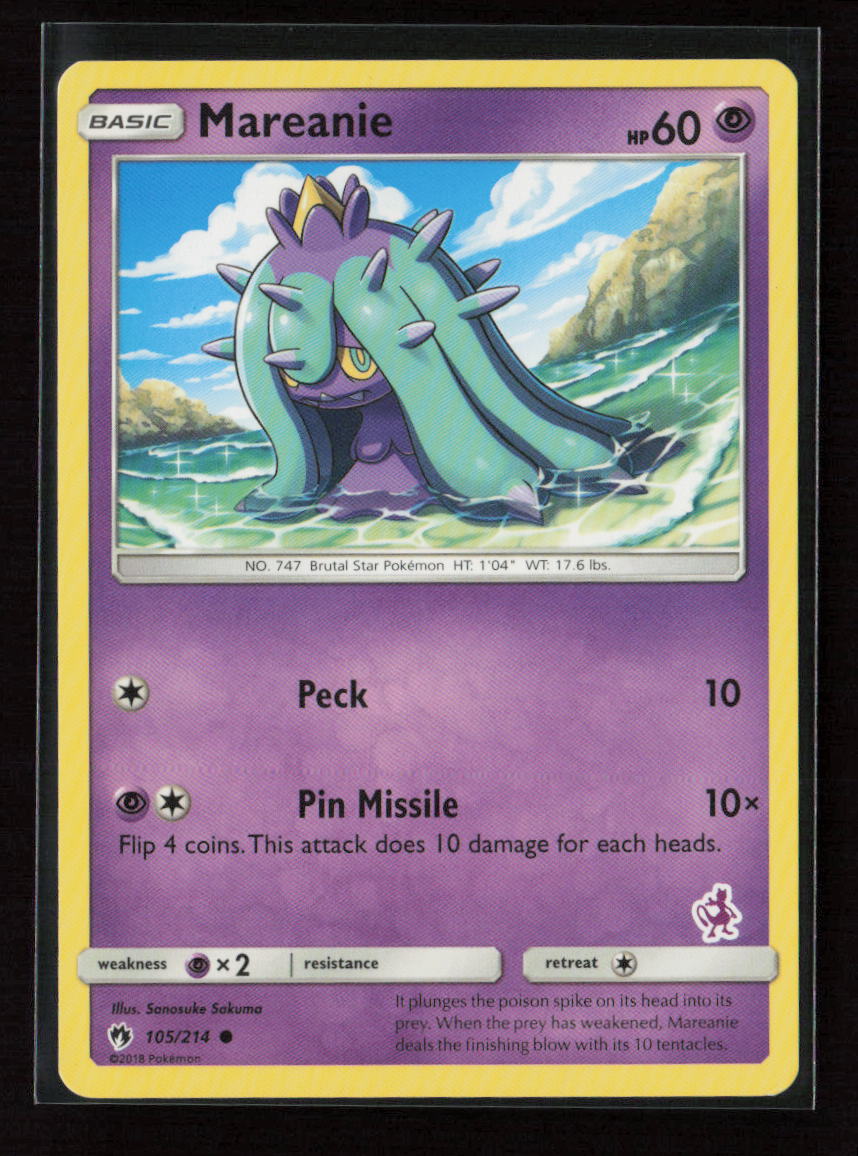 Mareanie (105) Common SM - Lost Thunder 105/214 LP