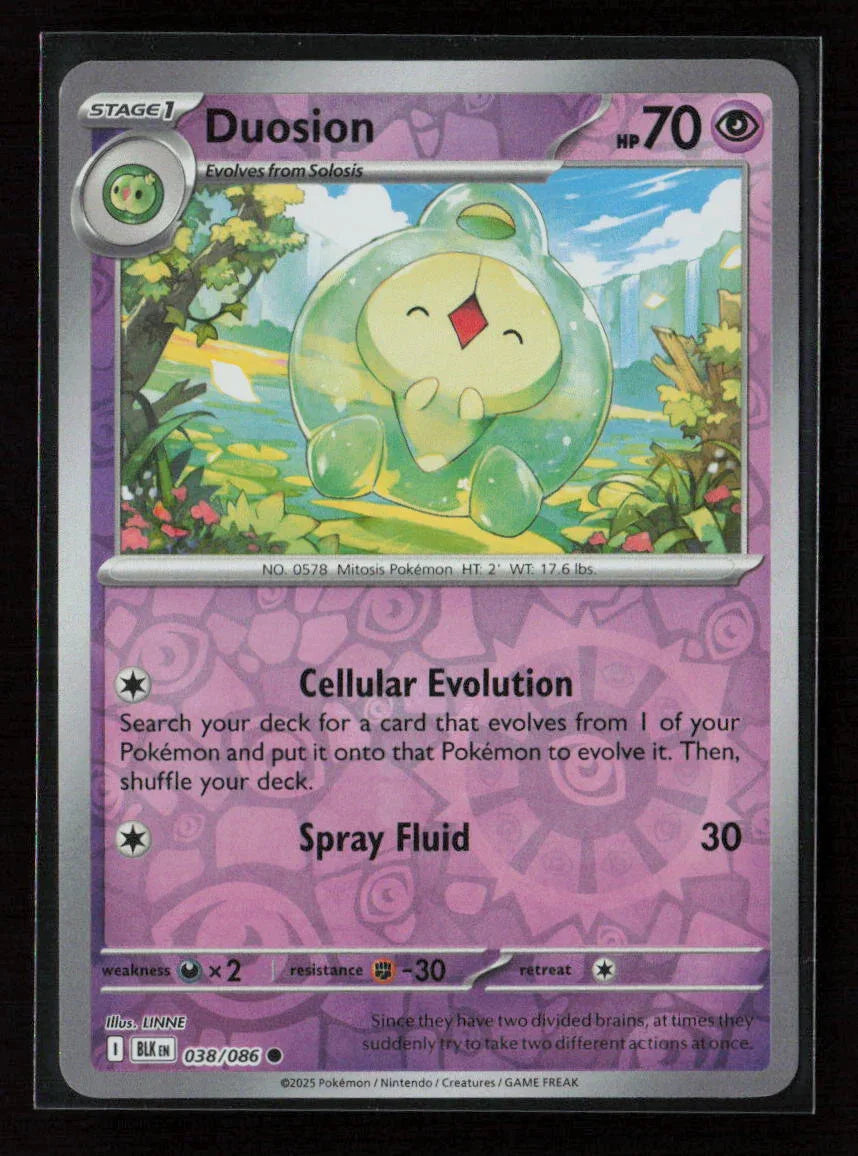 Duosion Common SV: Black Bolt 038/086 NM - Kang's Collectibles