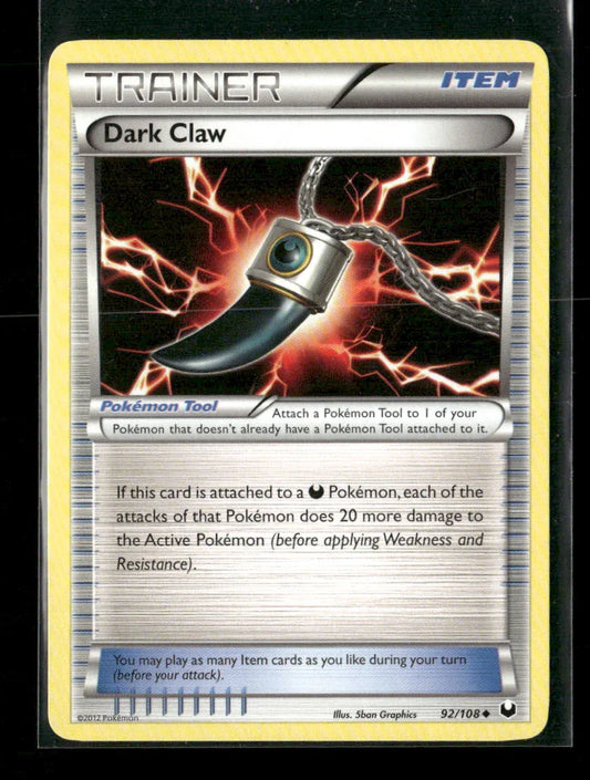 Dark Claw Uncommon Dark Explorers 92/108 LP - Kang's Collectibles