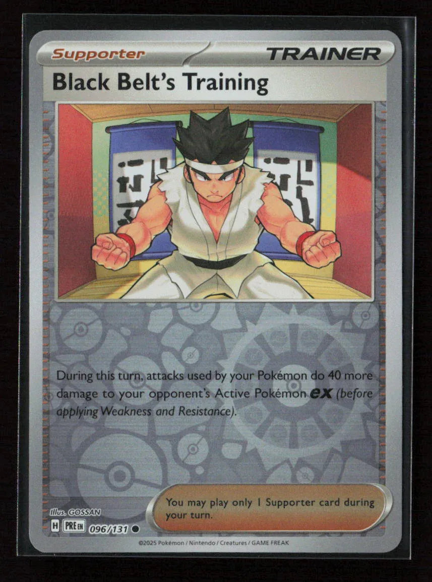 Black Belt's Training - Common SV: Prismatic Evolutions 096/131 NM - Kang's Collectibles