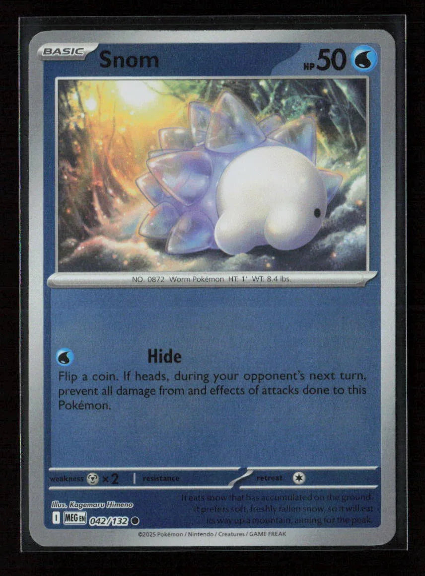 Snom Common ME01: Mega Evolution 042/132 NM - Kang's Collectibles