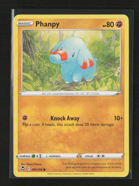 Phanpy Common SWSH12: Silver Tempest 091/195 LP
