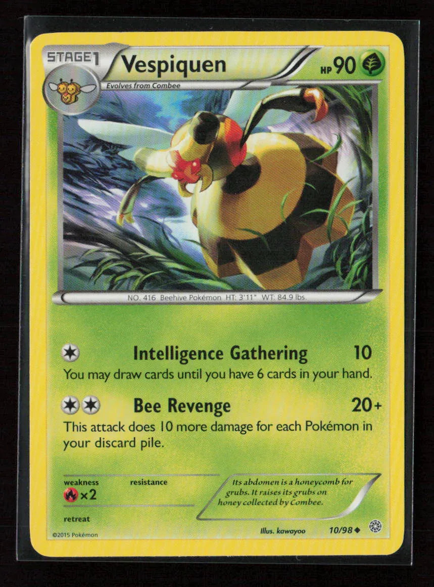 Vespiquen (10) Uncommon XY - Ancient Origins 10/98 LP - Kang's Collectibles