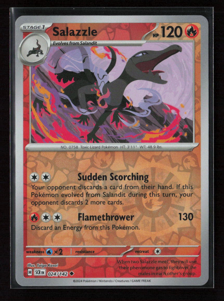 Salazzle Uncommon SV07: Stellar Crown 024/142 NM
