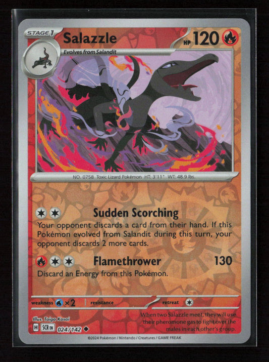 Salazzle Uncommon SV07: Stellar Crown 024/142 NM