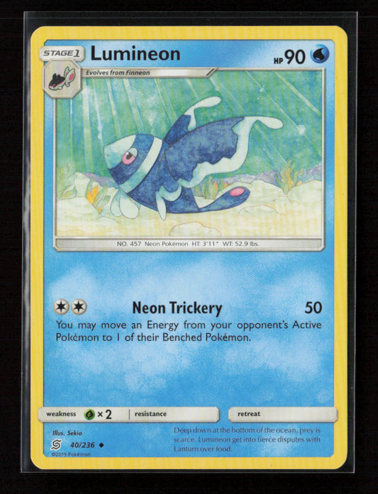 Lumineon Uncommon SM - Unified Minds 40/236 LP
