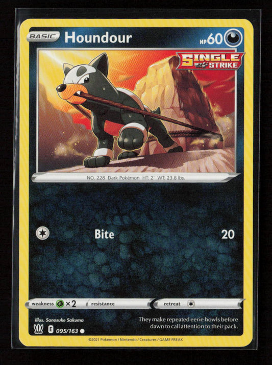 Houndour Common SWSH05: Battle Styles 095/163 LP