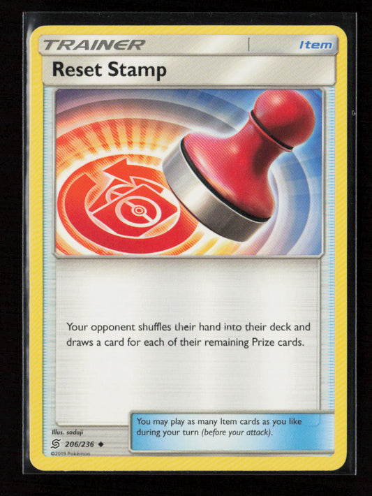 Reset Stamp Uncommon SM - Unified Minds 206/236 LP