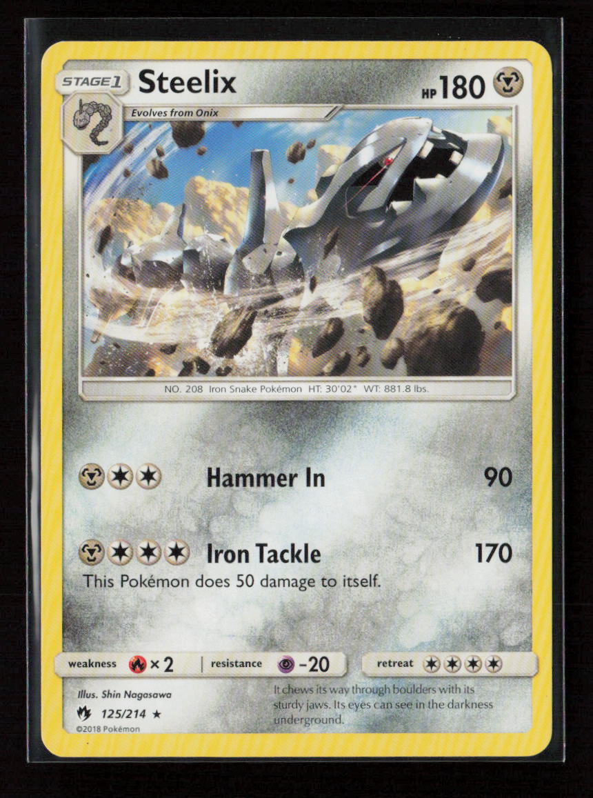 Steelix Rare SM - Lost Thunder 125/214 LP