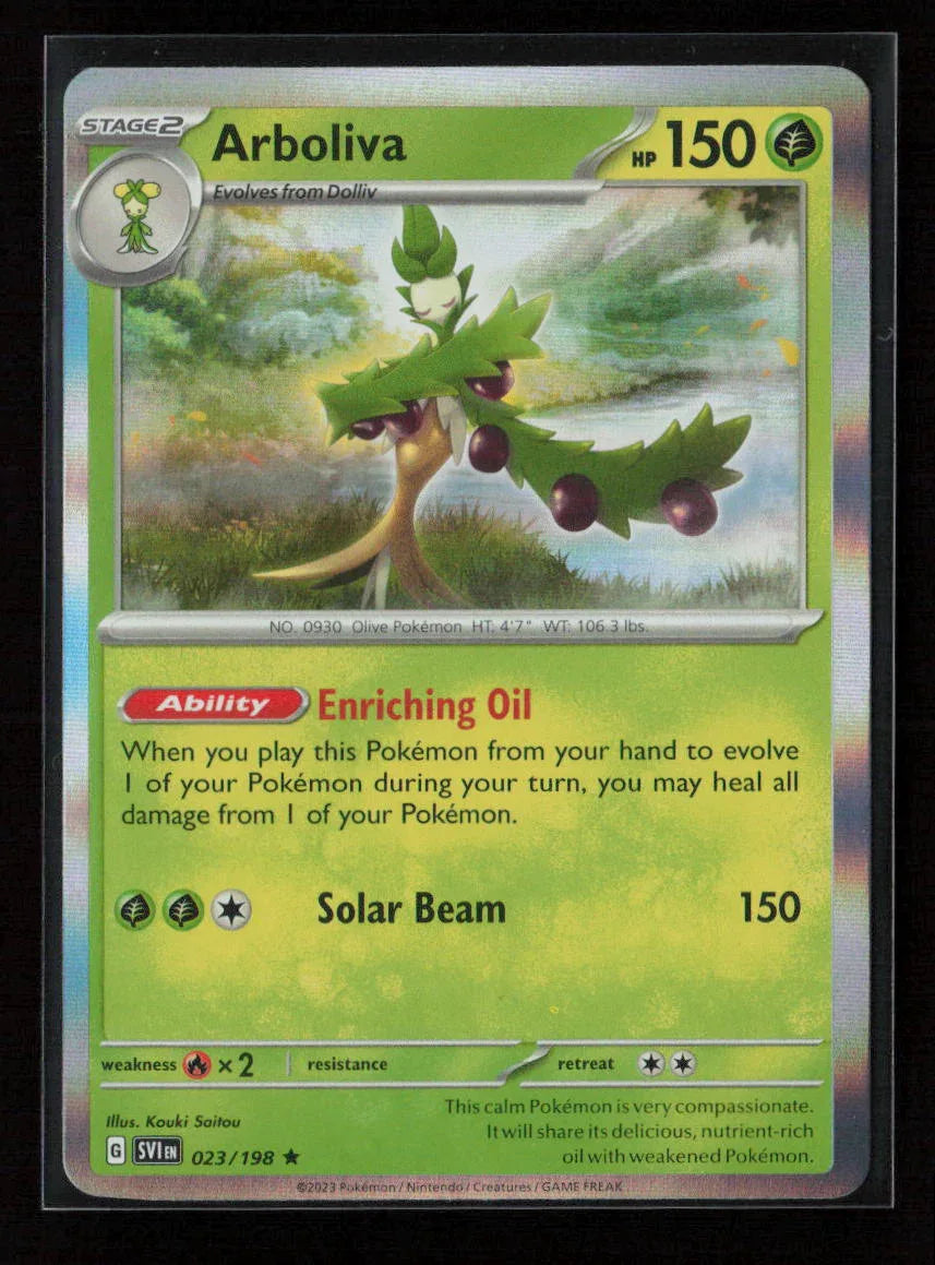 Arboliva Rare SV01: Scarlet & Violet Base Set 023/198 NM - Kang's Collectibles
