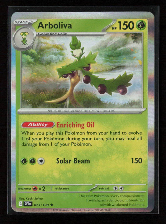 Arboliva Rare SV01: Scarlet & Violet Base Set 023/198 NM - Kang's Collectibles