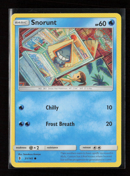 Snorunt Common SM - Guardians Rising 31/145 LP