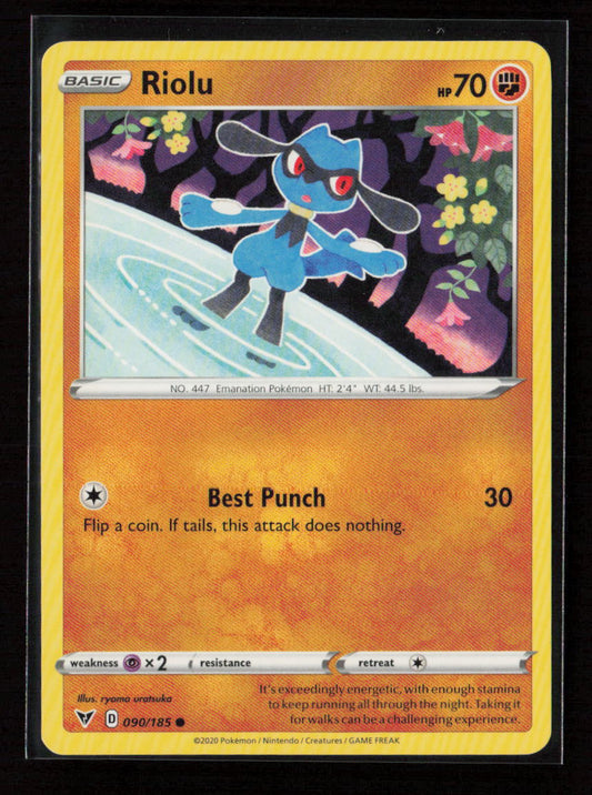 Riolu Common SWSH04: Vivid Voltage 090/185 LP