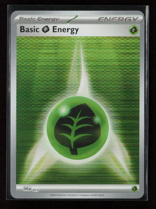 Basic Grass Energy - Common SVE: Scarlet & Violet Energies 017 NM - Kang's Collectibles