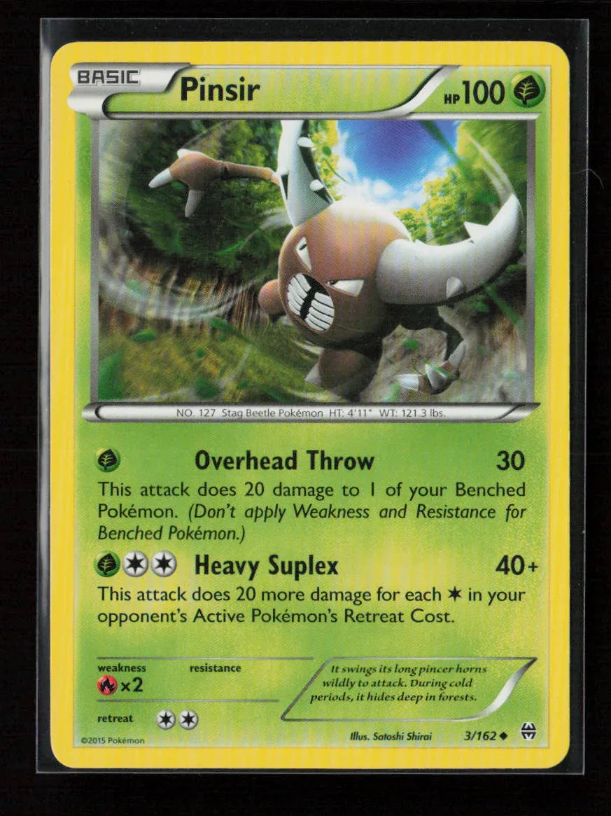 Pinsir Uncommon XY - BREAKthrough 3/162 LP - Kang's Collectibles