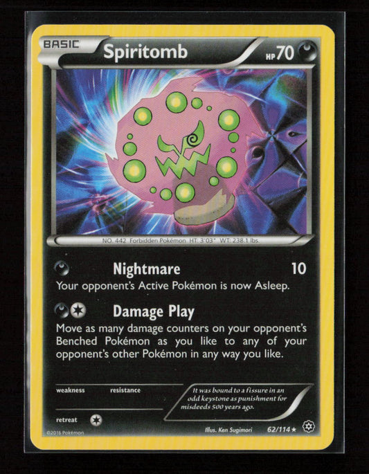 Spiritomb Rare XY - Steam Siege 62/114 LP