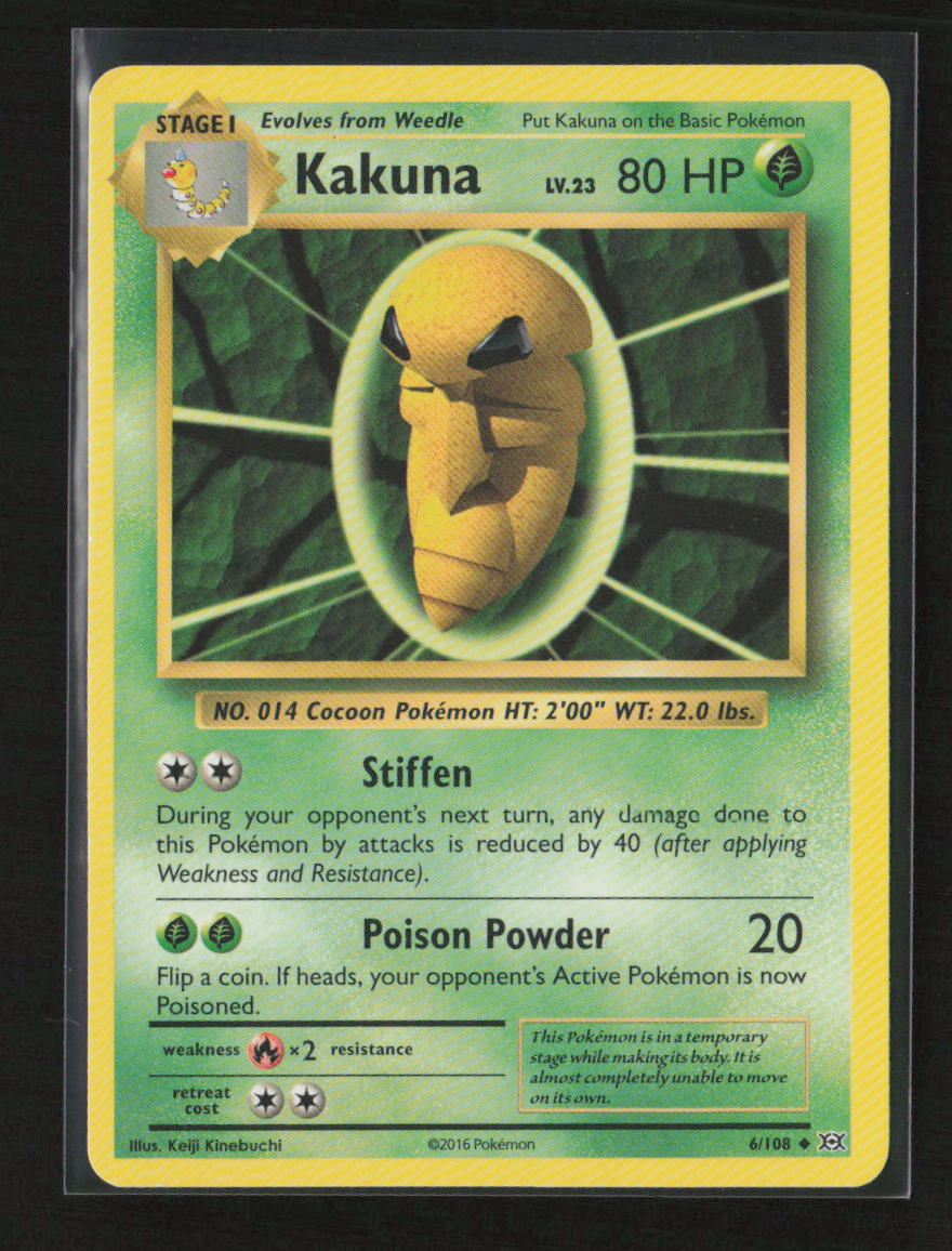 Kakuna Uncommon XY - Evolutions 6/108 MP