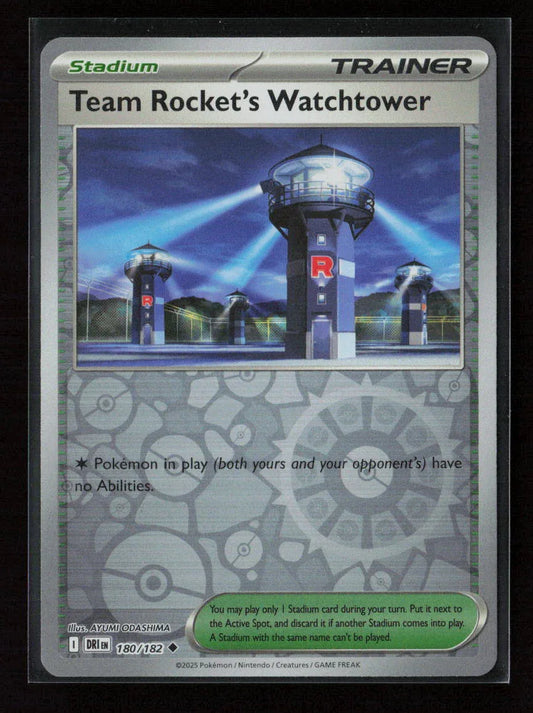 Team Rocket's Watchtower Uncommon SV10: Destined Rivals 180/182 NM - Kang's Collectibles