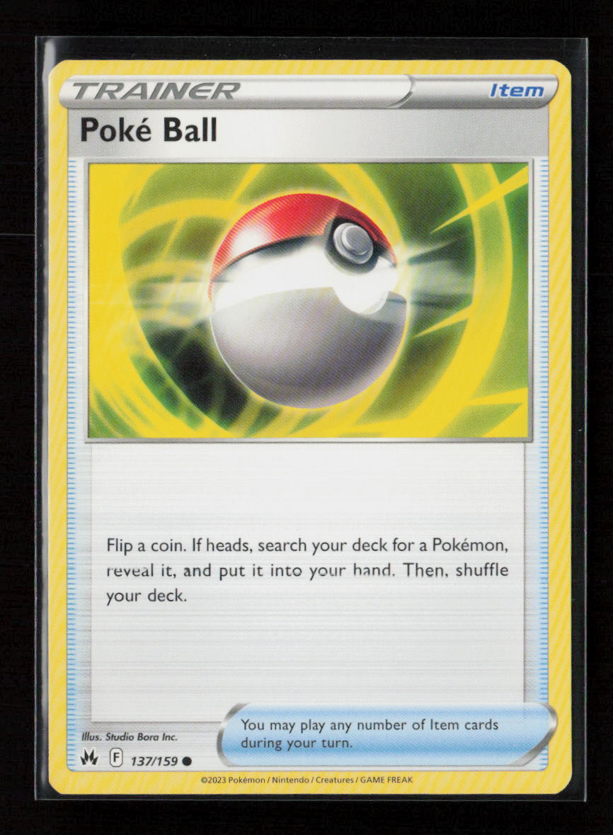 Poke Ball Common SWSH: Crown Zenith 137/159 LP