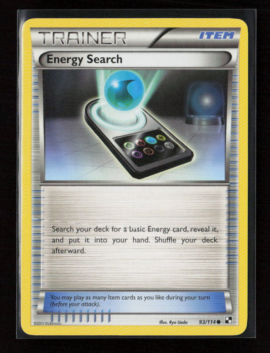 Energy Search Common Black and White 93/114 NM