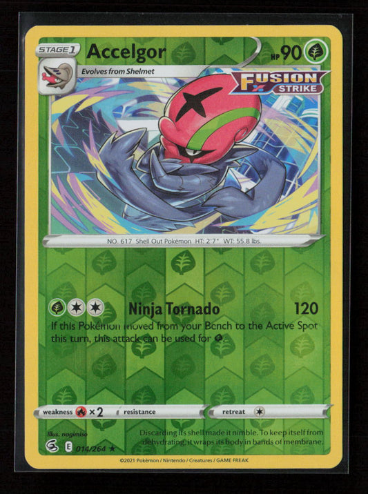 Accelgor Rare SWSH08: Fusion Strike 014/264 NM