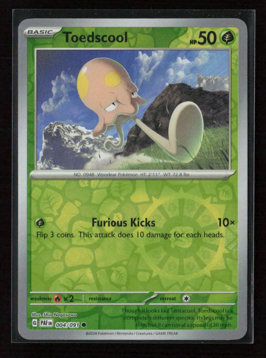 Toedscool - Common SV01: Scarlet & Violet Base Set 024/198 NM - Kang's Collectibles