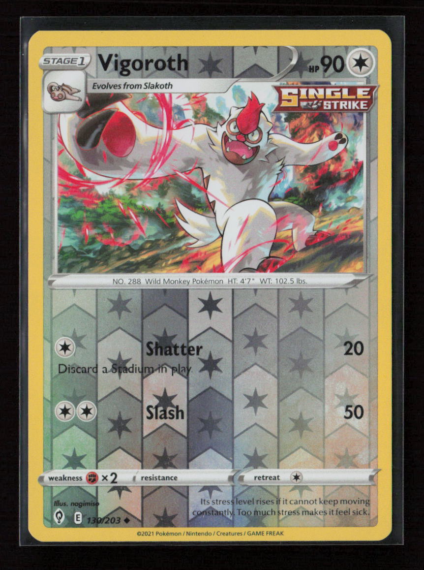 Vigoroth Uncommon SWSH07: Evolving Skies 130/203 NM