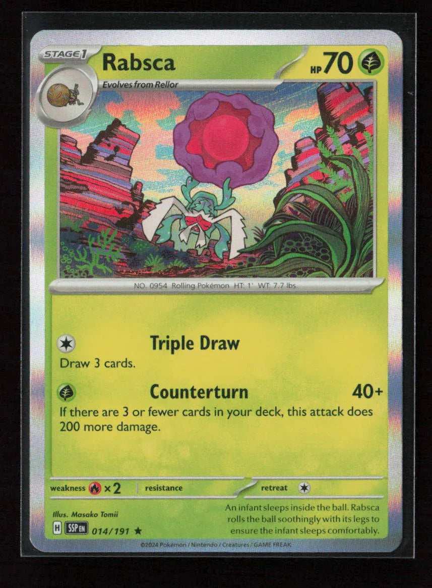 Rabsca Rare SV08: Surging Sparks 014/191 NM - Kang's Collectibles